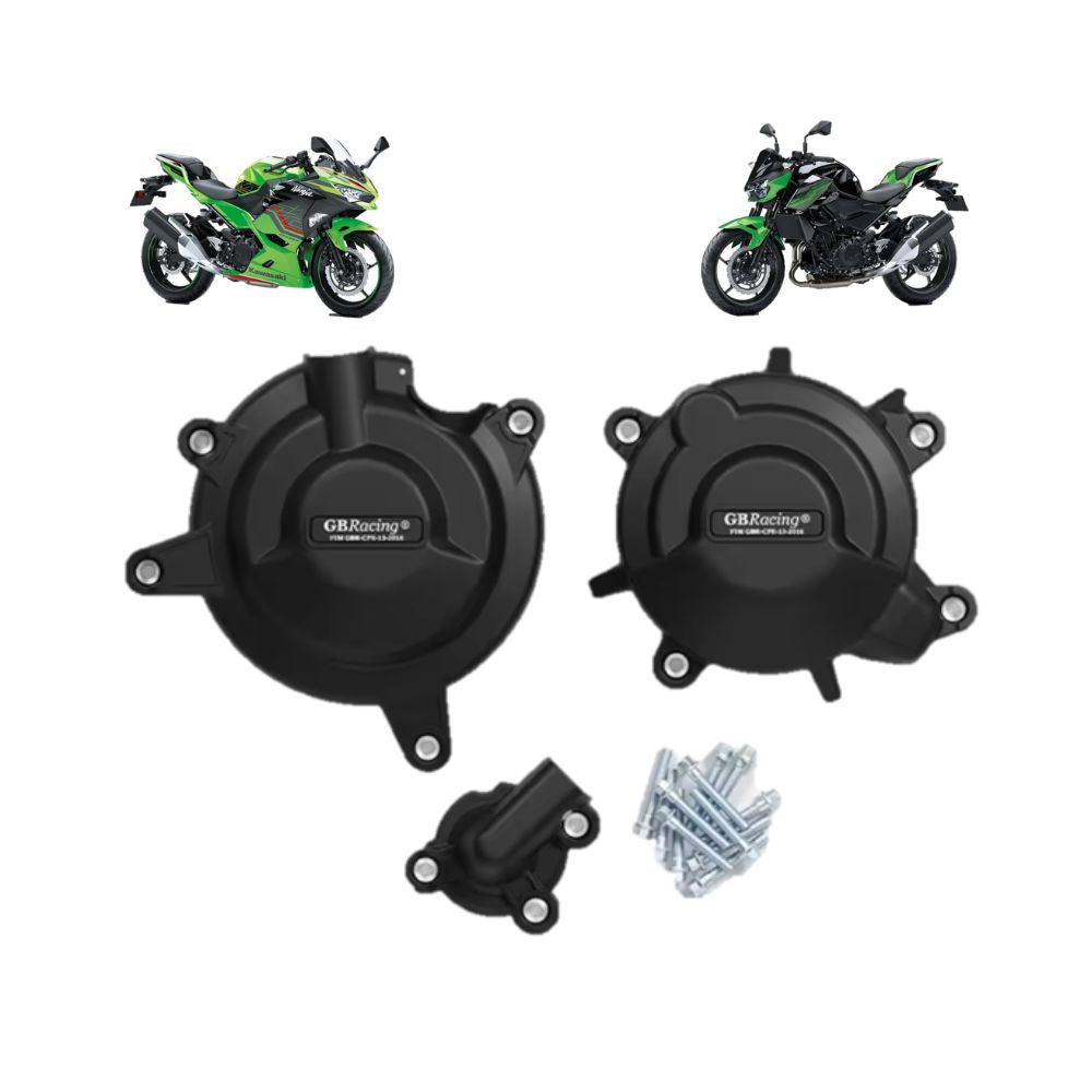 KIT CUBIERTA PROTECCIÓN MOTOR GB RACING KAWASAKI NINJA 400 2018-2023